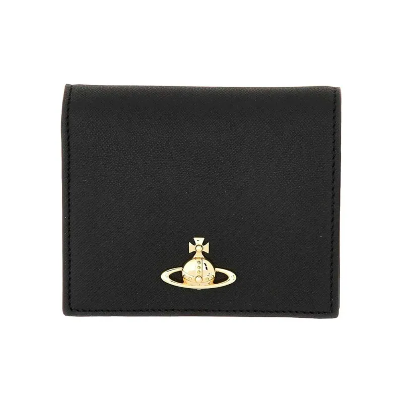 Vivienne Westwood Orb Plaque Bi Fold Wallet-0