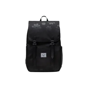 Herschel Recycled Fabric Backpack Small Size Unisex Black