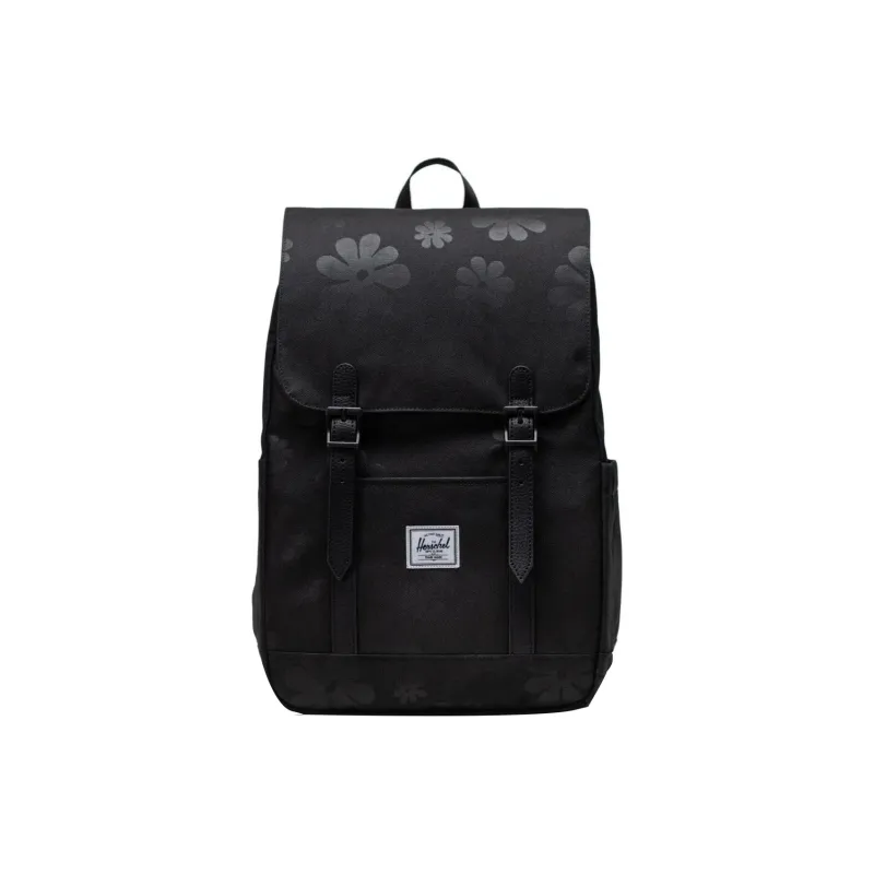 Herschel Recycled Fabric Backpack Small Size Unisex Black-0