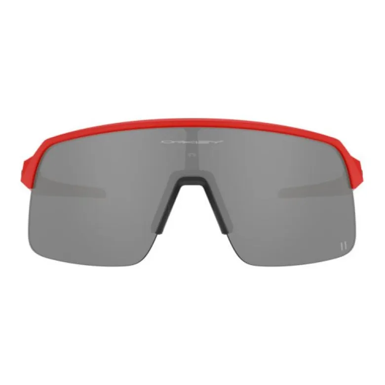 Oakley Plastic Irregular Shape Sunglasses Men's Red-1