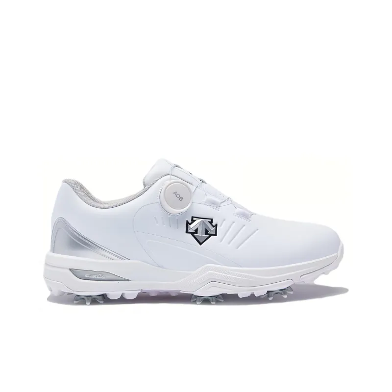 DESCENTE GOLF Series Boa Slip Resistant Low Top Golf Shoes Women's White-1
