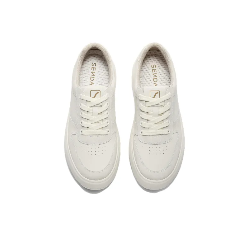 Senda Skateboard Shoes Women's Low Top White-3