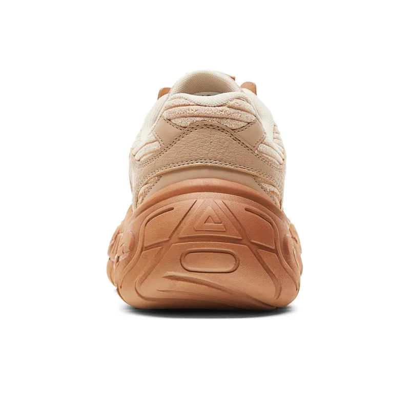 PEAK Taichi Tire Shoes Cushioning Anti-Slip And Wear-Resistant Rebound Low-Top Vintage Casual Shoes Men's Sand Yellow-4