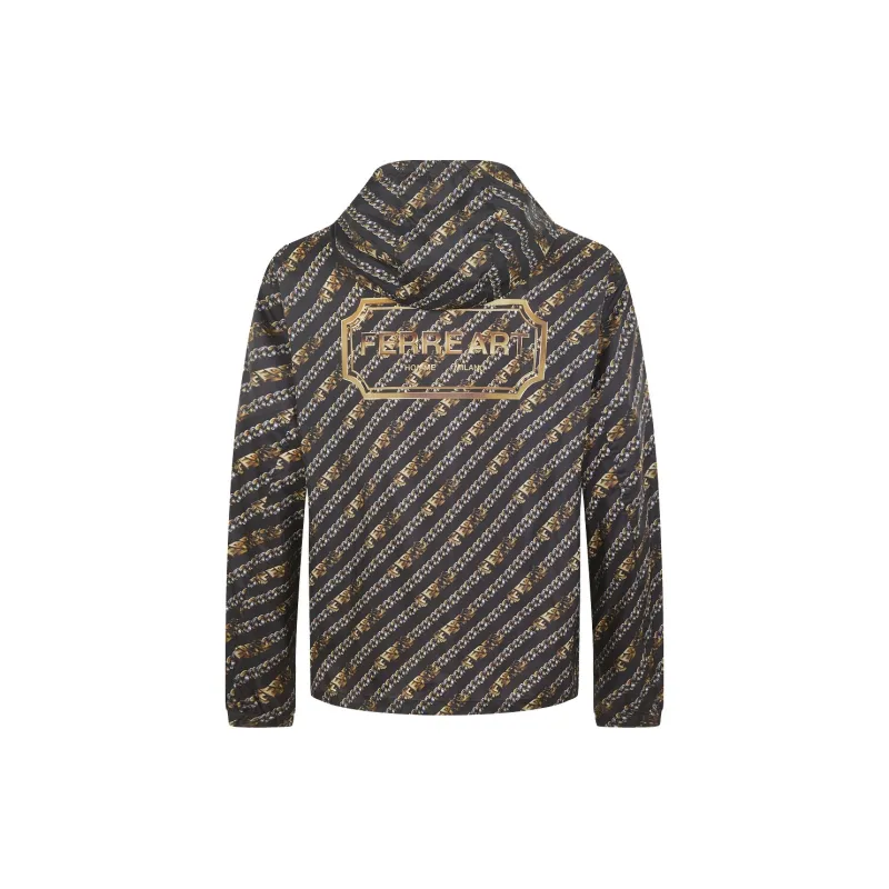 FERRE Jackets & Coats Men's Brown With Print-1