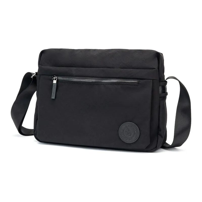 SANTA BARBARA POLO & RACQUET CLUB Fabric Water-Resistant Messenger Bag Men's-1