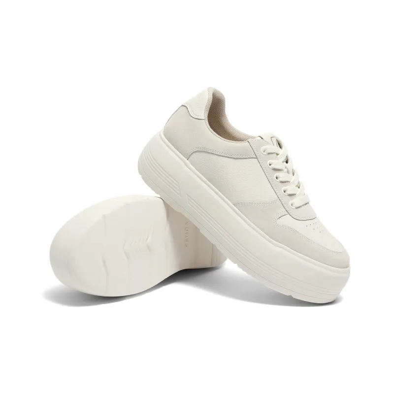 Senda Skateboard Shoes Women's Low Top White-4