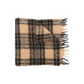 TOTEME Fabric Knit Scarves Women's Brown