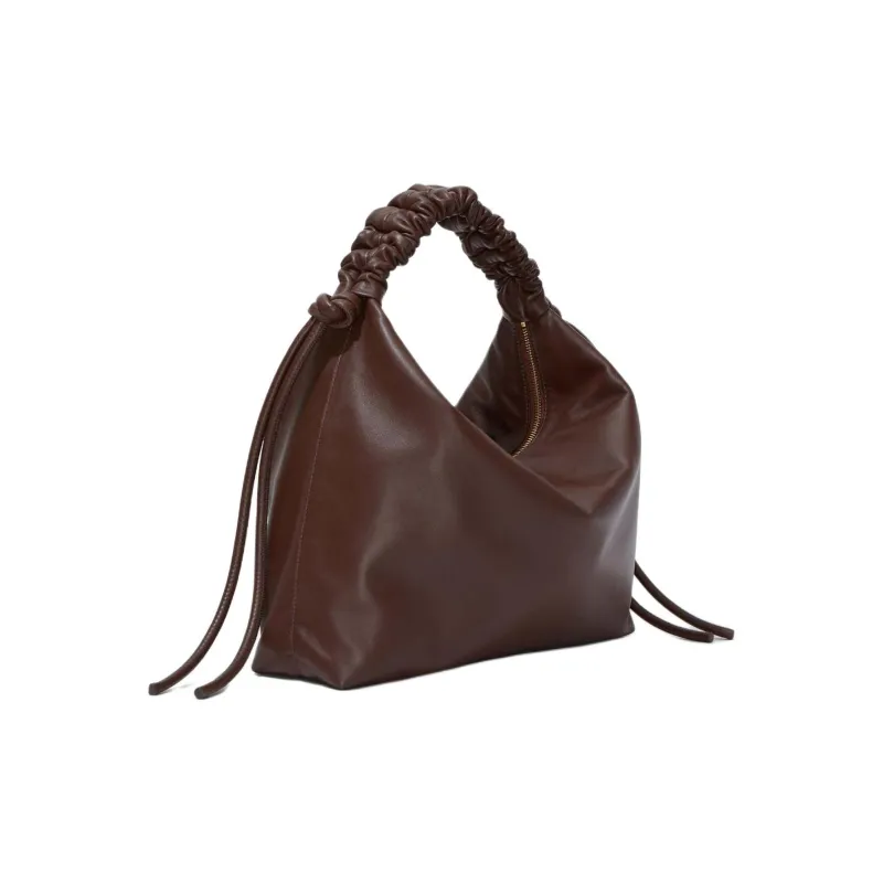 PROENZA SCHOULER Lambskin Handbag Shoulder Bag Medium Size Women's Mocha-1