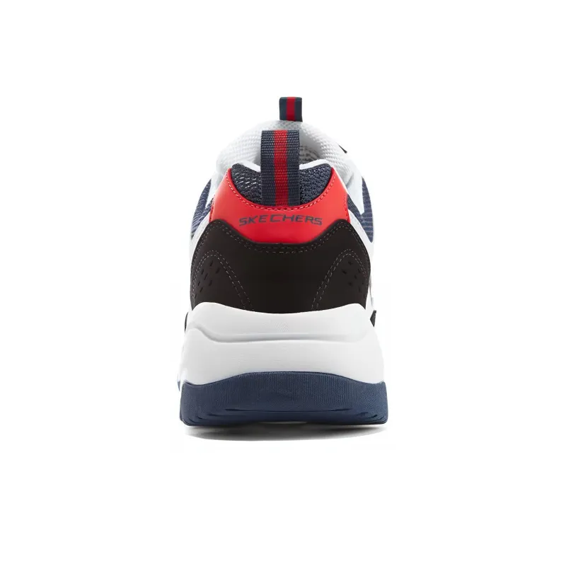 Skechers I-Conik Casual Shoes Men Low-Top White/Marine Blue/Red/Black-3