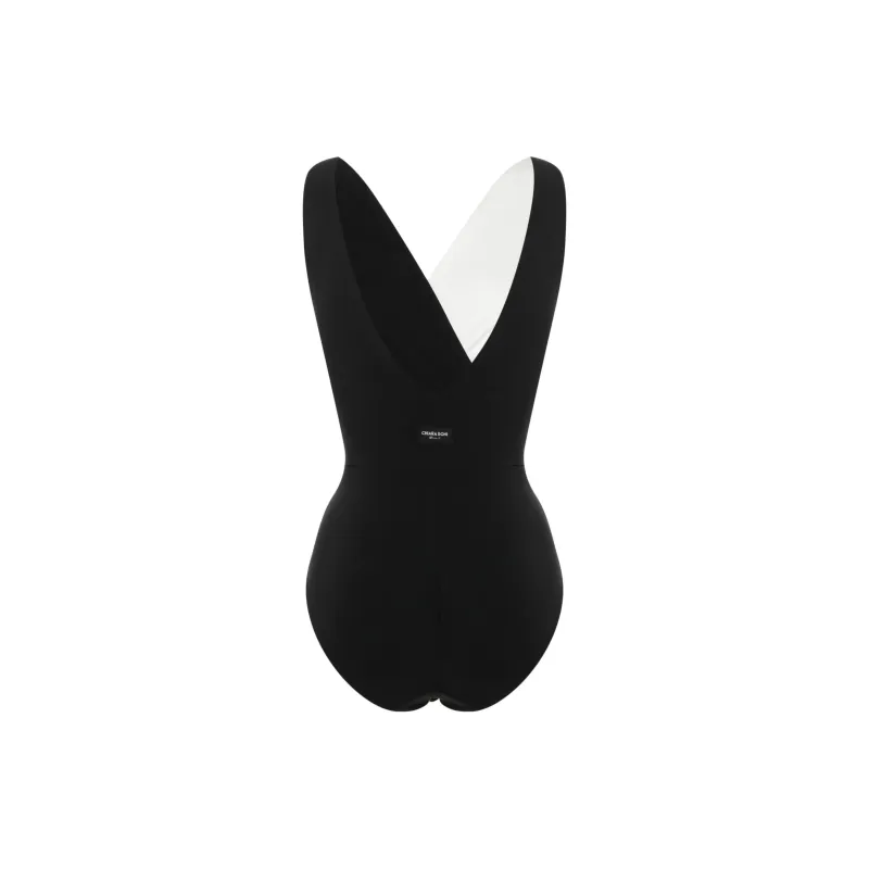 CHIARA BONI La Petite Robe Two-tone Swimsuit-1