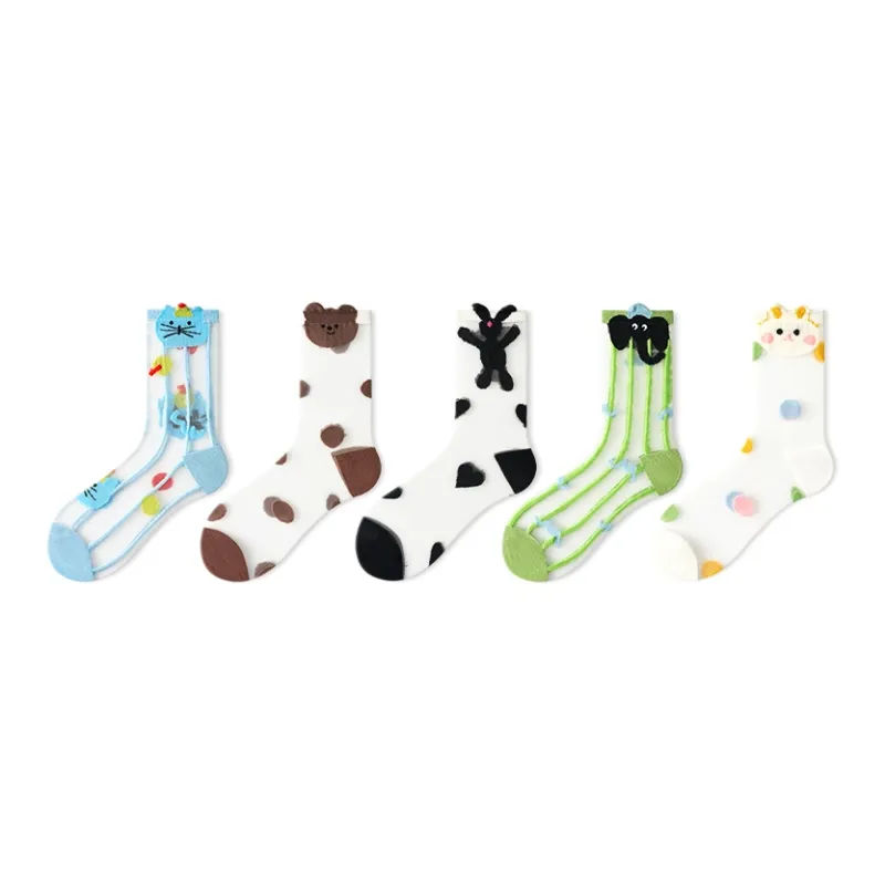 Primeet Mid Calf Socks Women's 5 Pack-0