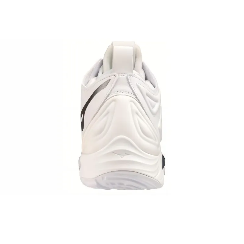 Mizuno Wave Momentum 3 Mid 'White Metallic Grey'-3