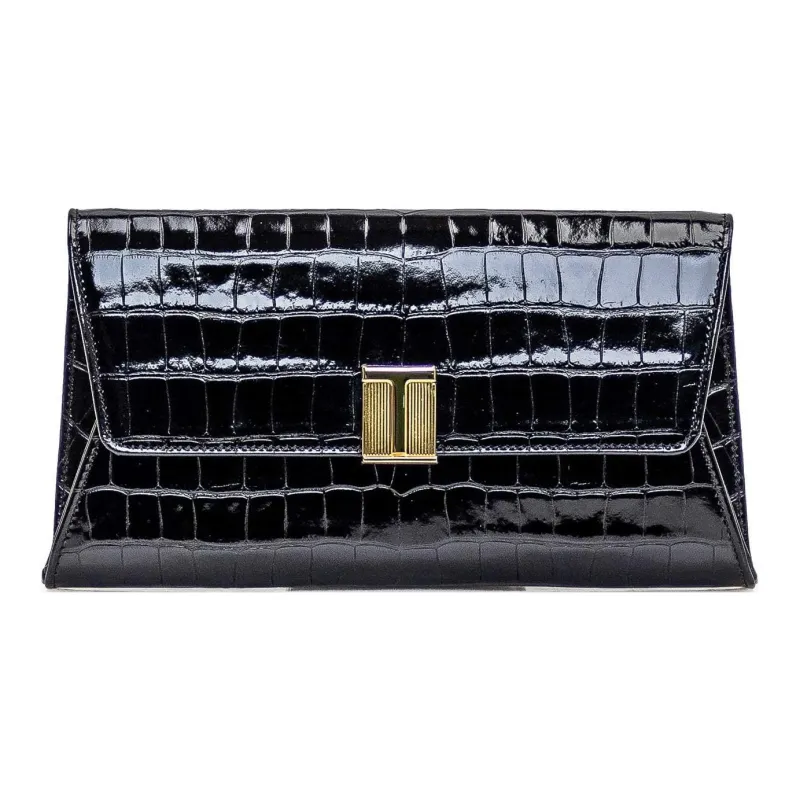 TOM FORD Logo Plaque Embossed Shoulder Bag-0