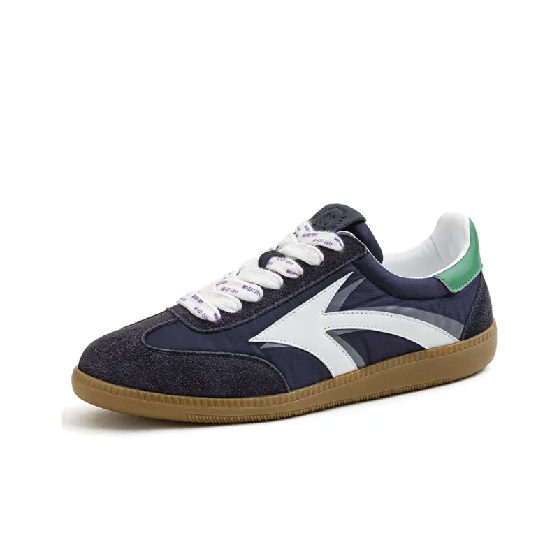 MADEN Low Top Skateboard Shoes Men's Nautical Blue-1