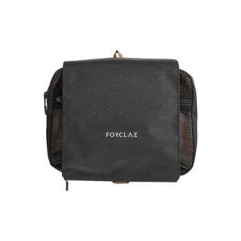 DECATHLON Polyurethane Storage Bags Toiletry Bags Regular Unisex Carbon Gray & Brown
