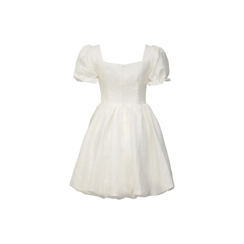 PAZZO Short Sleeved Dresses Women's White-1