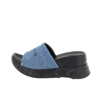 Givenchy Marshmallow Denim Platform Sandals