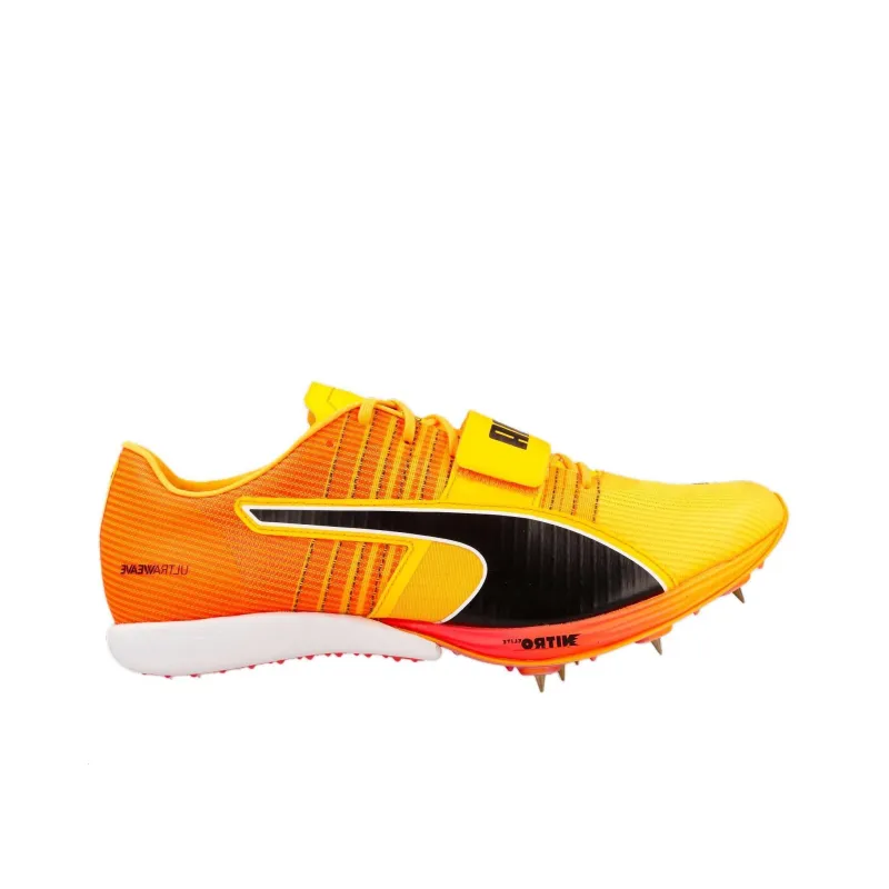 PUMA EvoSPEED Tokyo Nitro Wear resistant And Lightweight Low Top Running Shoes Unisex Orange Black-1