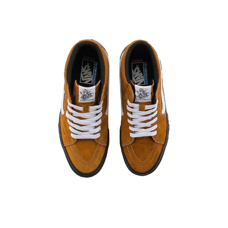 Vans Skate Grosso Pig Suede 'Brown Black White'-2