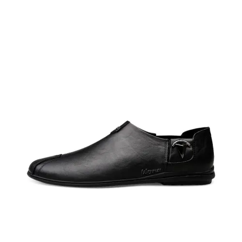 Wen Nai Slip on Casual Shoes Men's Black
