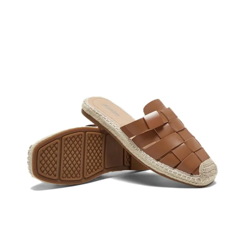 BATA Closed Toe Slippers 2cm Women's-8