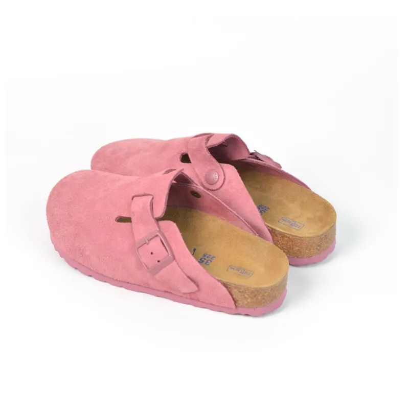 Boku Wrap toe Slippers Unisex Rose Red-3