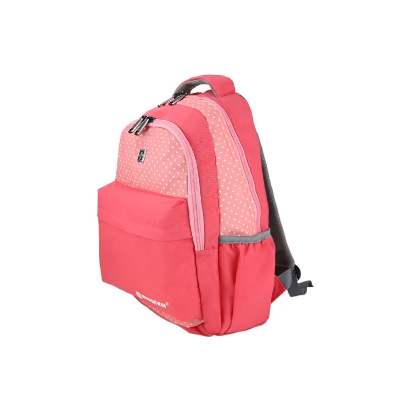 SUISSEWIN Fabric Backpack Regular Unisex Blue/Pink-6