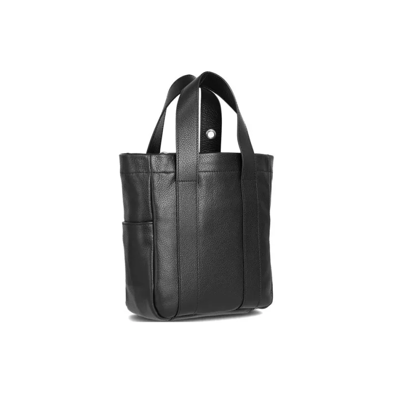 Vivienne Westwood Leather Combo Bag Tote Bag Shopping Bag Handbag Small Size Women's Black-3