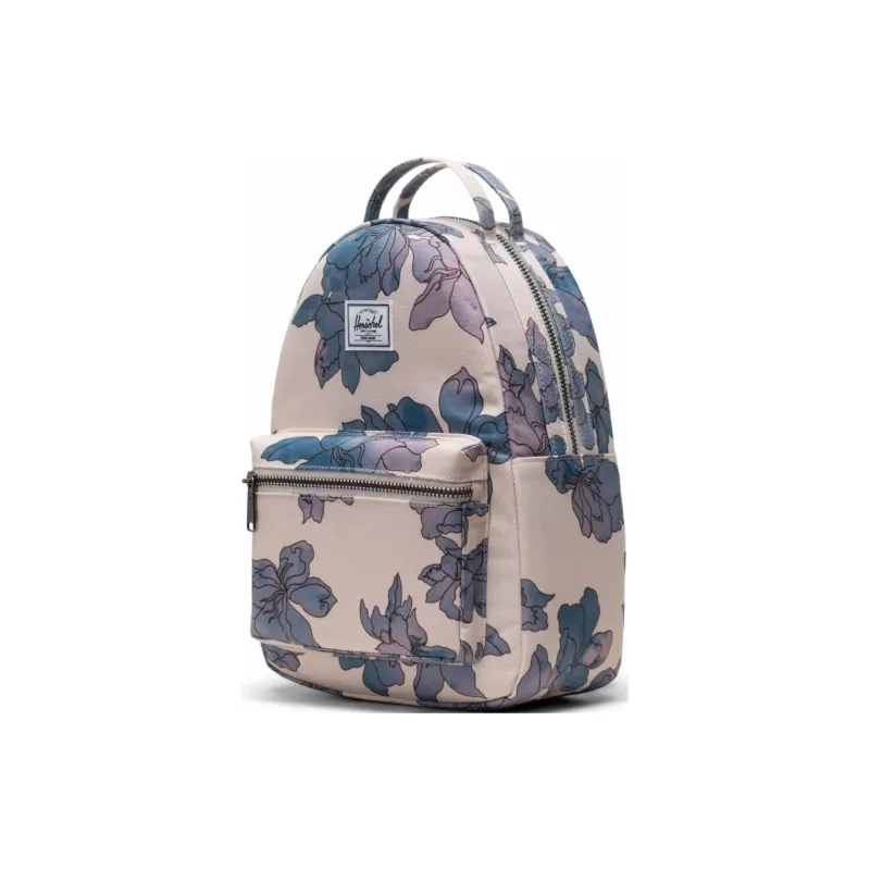 Herschel Nova Series Recycled Fabric Backpack Mini Unisex Moonlight Floral Waves-1
