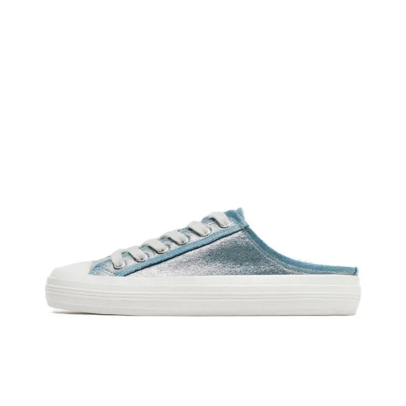 ZARA Other Wrap-toe Slippers Women's Blue-0