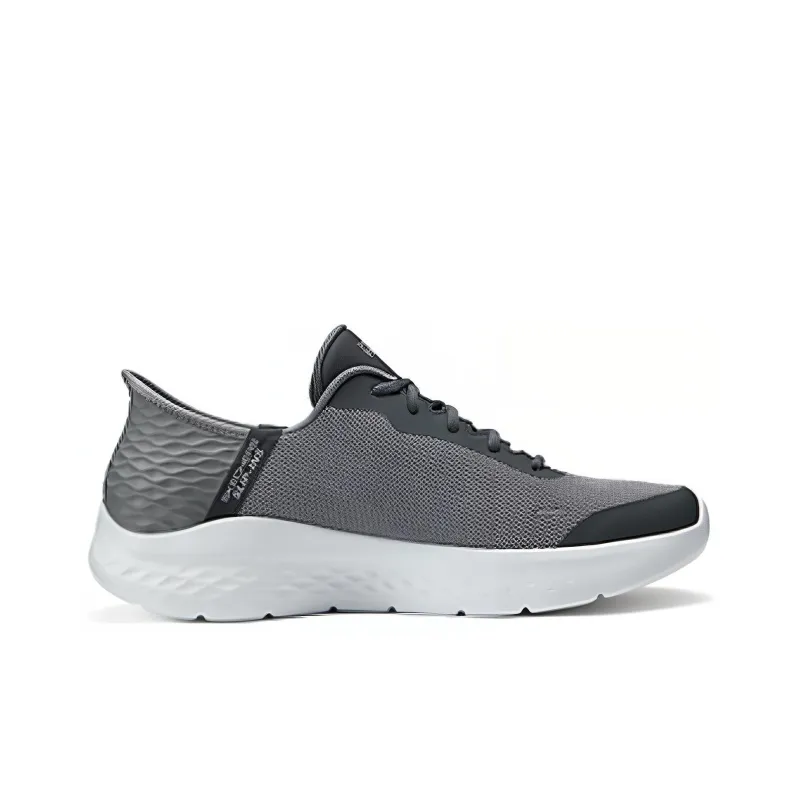 Skechers GO RUN Durable Breathable Low Top Casual Running Shoes Men's Gray-1
