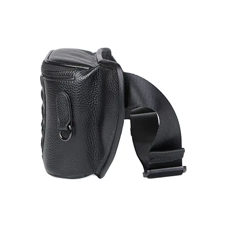 DOSRFINI Top Grain Cow Leather Genuine Leather Fanny Pack Men's-2