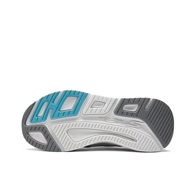 Skechers Cushioning Anti Slip And Wear Resistant Low Top Casual Running Shoes Women's Gray Blue-6