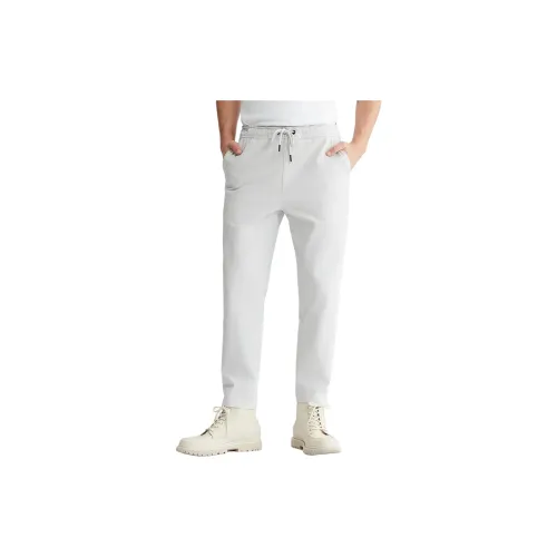 Calvin Klein Casual Pants Men Lunar Rock White