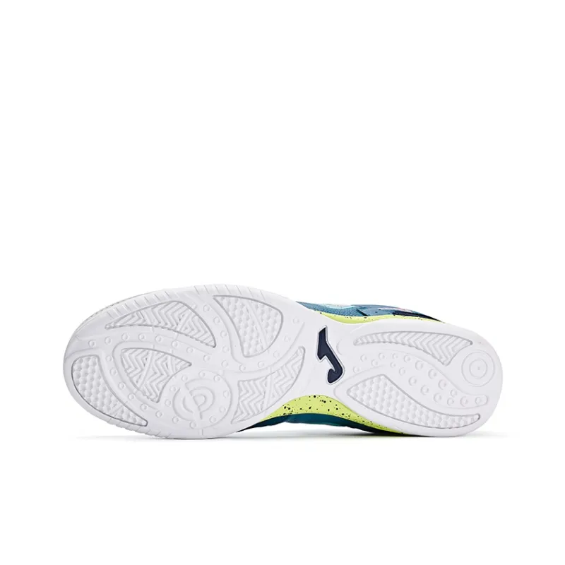Joma Cushioning Rebound Indoor Soccer Shoes Men's Blue Green-4