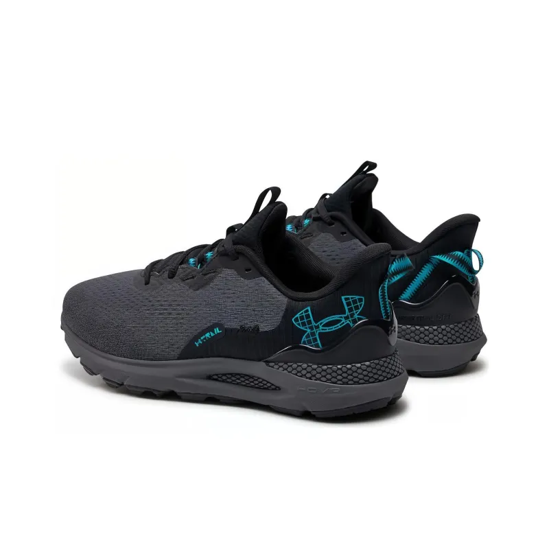Under Armour Cushioning Wear-Resistant Low-Top Running Shoes Unisex Black Blue-3