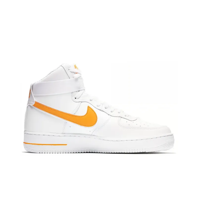 Nike Air Force 1 High White University Gold-1