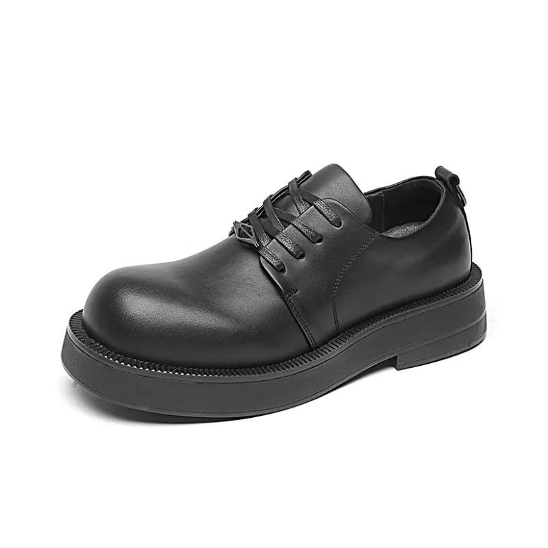 JOSINY Men's Casual Shoes Men Low Top Black-1