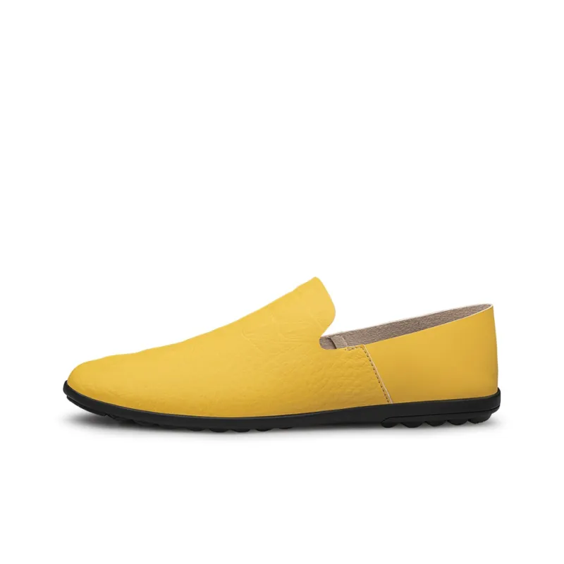 XIMO BULL Men's Casual Shoes Men Low Top Yellow, Black-11