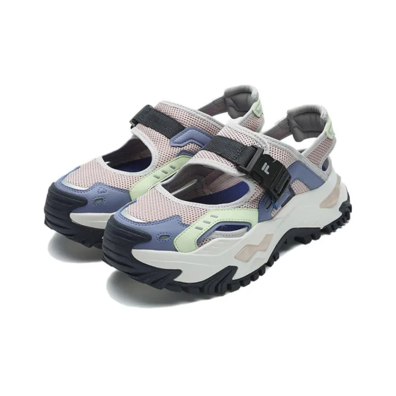 FILA FUSION BIANCO Beach Sandals Women's Pink Blue-1