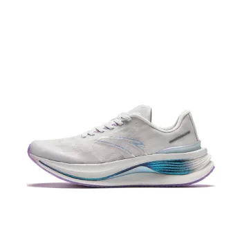 Anta Champion Running Shoes Pro Cushioning Wear-Resistant Low-Top Running Shoes Women's Gray Purple