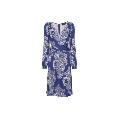 ETRO Long-Sleeved Dresses Women's Purple