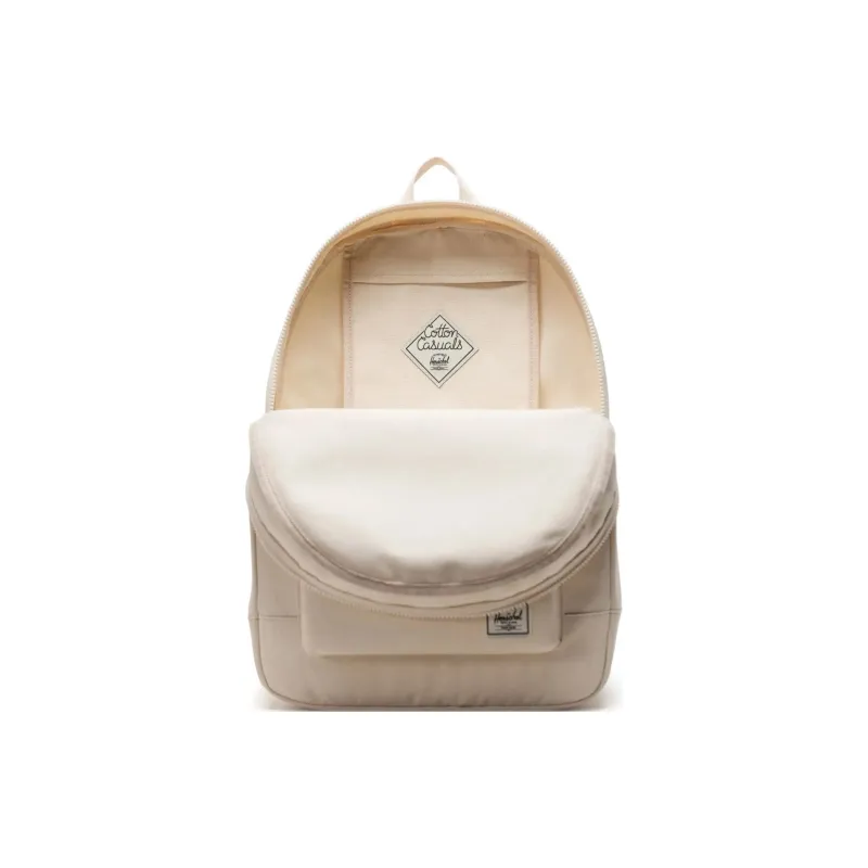 Herschel 100% Cotton Backpack Unisex Natural White-1