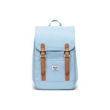 Herschel Recycled Polyester Backpack Mini Unisex Light Blue