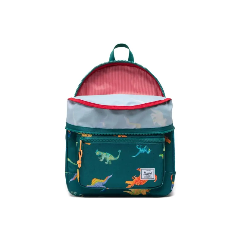 Herschel Recycled Fabric Backpack Unisex Green Dinosaur-3