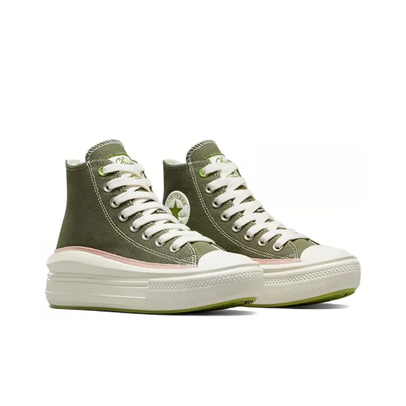 Converse Women's Chuck Taylor All Star Move High 'Mixed Material Utility' Women's-2