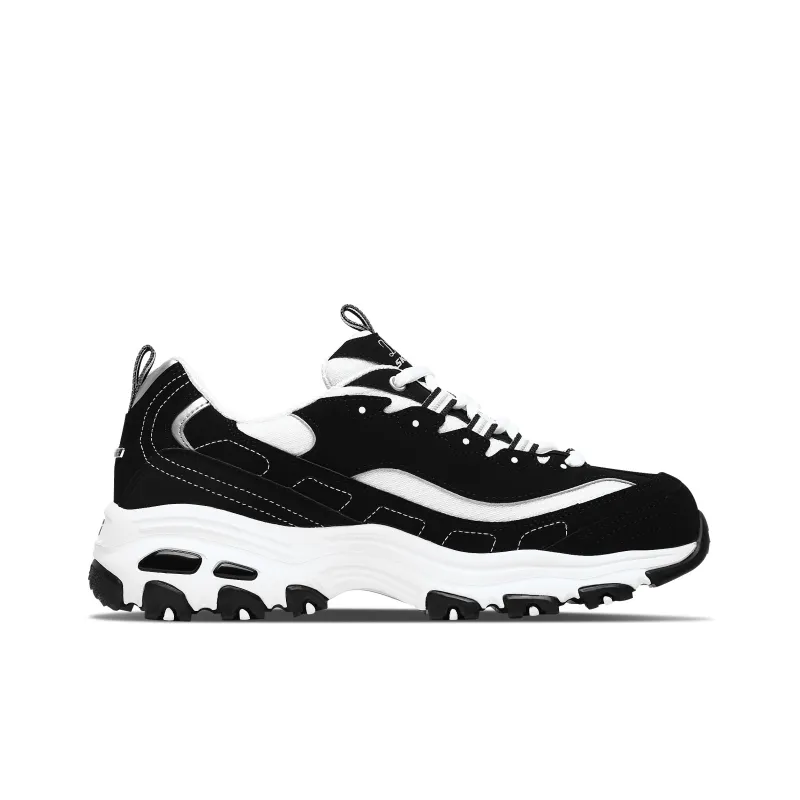 Skechers D'LITES 1.0 D'LITES Low-Top Chunky Sneakers Women's Black-3