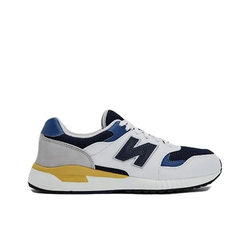 New Balance 574 White/Yellow/Blue-1