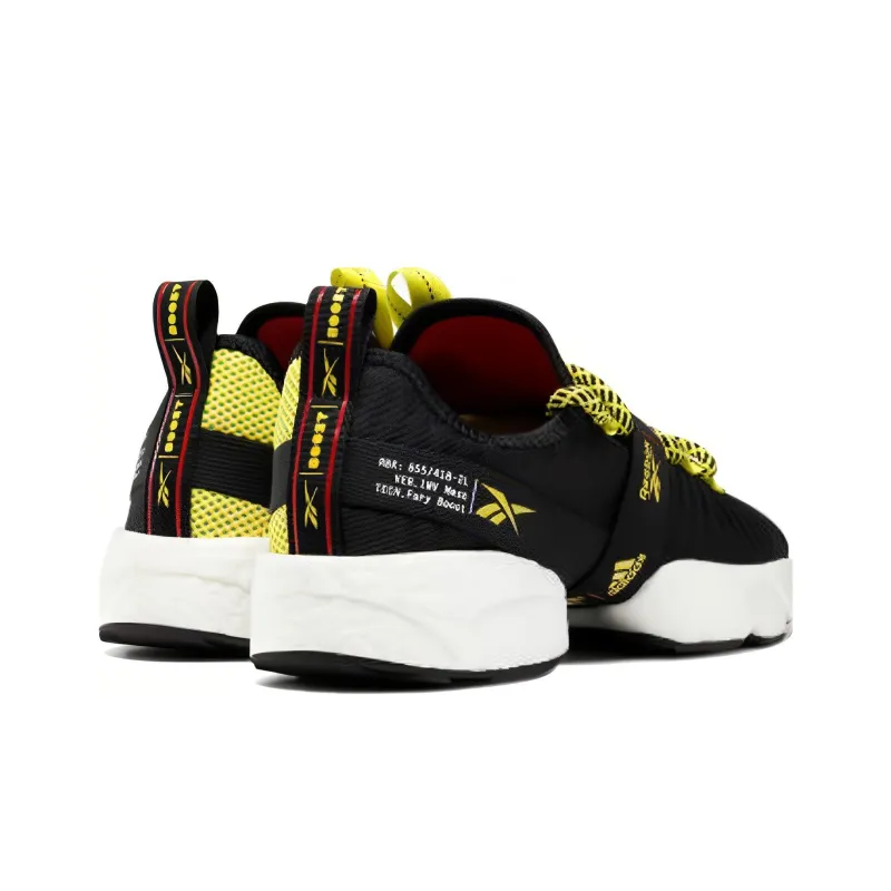 Reebok Sole Fury Boost Black Hyper Green Red-3