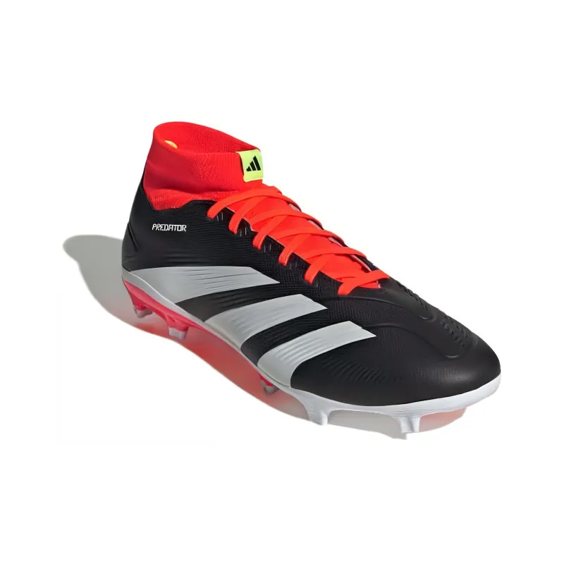 Adidas Predator 24 League Fg Core Black Cloud White Solar Red-2